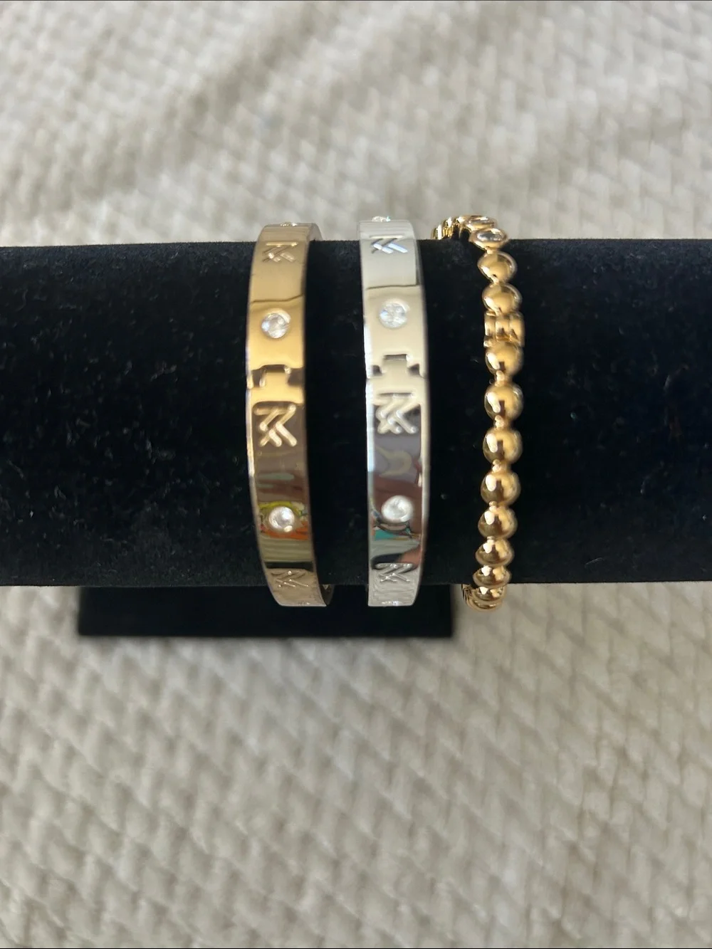Miranda Frye Gold and Silver Stackable Layering Bracelet